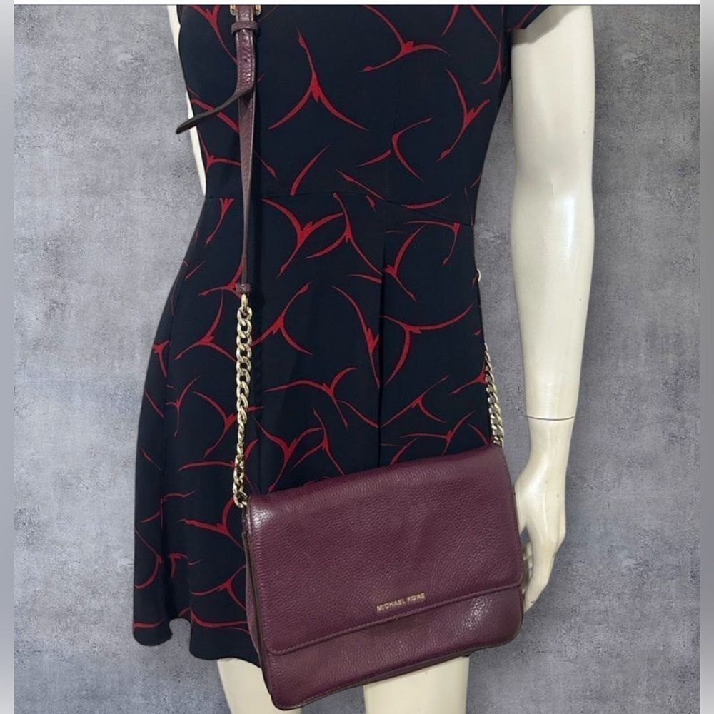 Michael Kors Burgundy Crossbody Bag